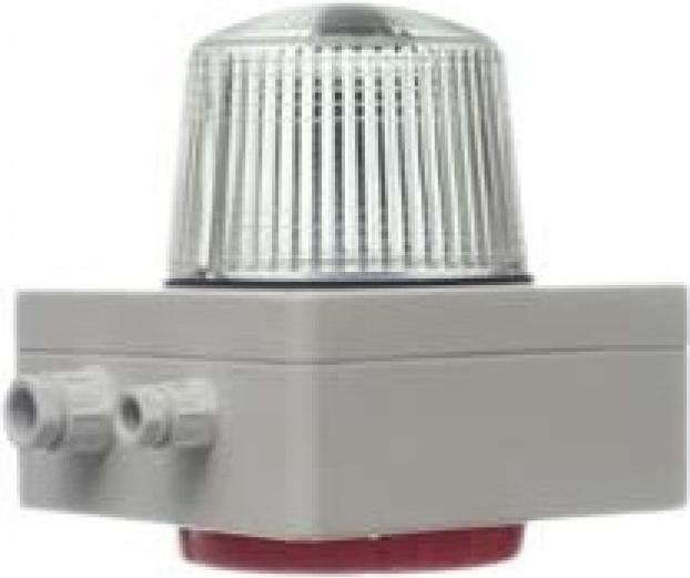 Actual product image Ze-Kom Type 880 - 100 dB - Grey - Transparent - Acrylonitrile butadiene styrene (ABS) - 230