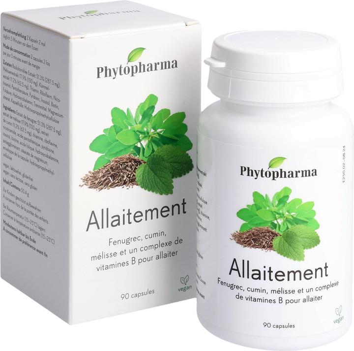 Immagine prodotto Phytopharma Capsule per l'allattamento (90 Pezzo/i, Pillole, 77 g)
