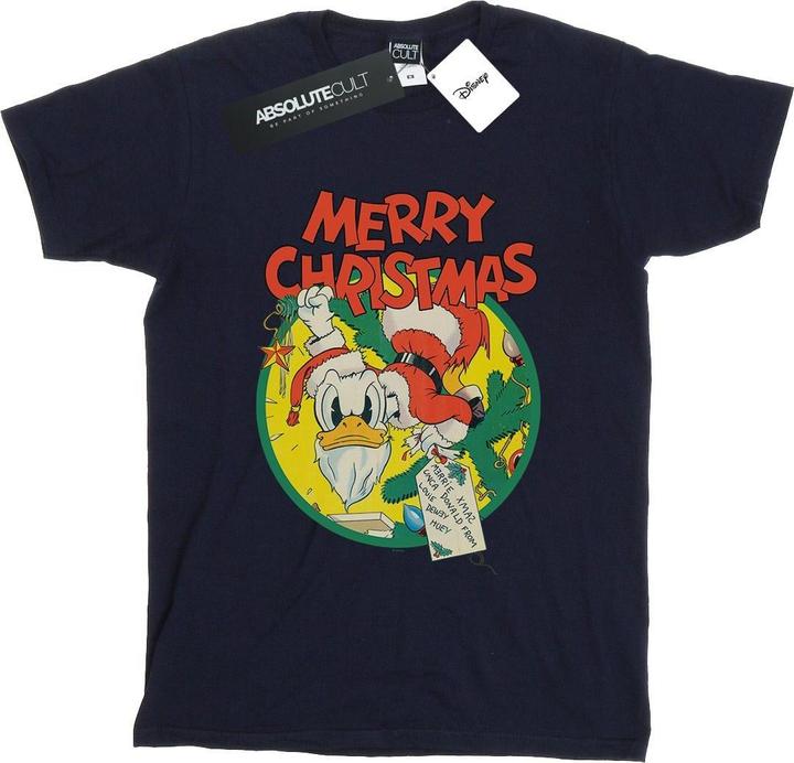 Produktbild Disney Donald Duck Merry Christmas TShirt (3XL)