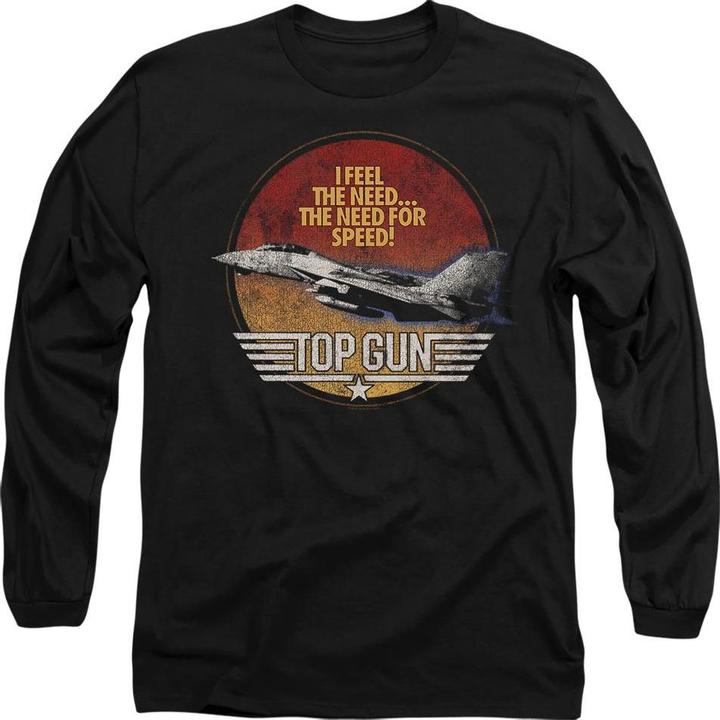 Actual product image Top Gun Unisex Adult Fighter T-Shirt (L)