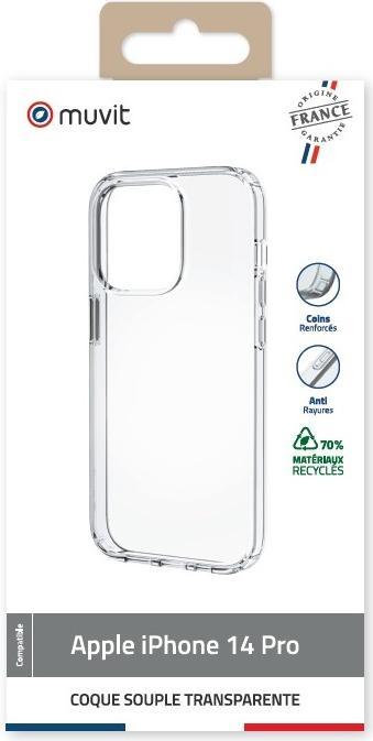 Immagine prodotto Muvit Per France Coque Transparente Recyclee Iphone 14 Pro (Apple iPhone 14 Pro)