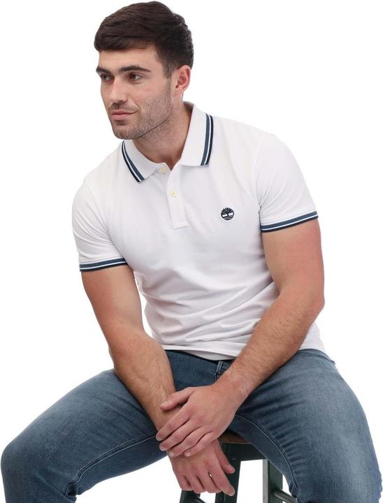 Produktbild Timberland Poloshirt Mit kontrastfarbenen Streifen kurzärmlig (S)