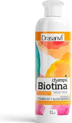 Produktbild Drasanvi Biotin and Aloe Vera Shampoo for Dry and Dull Hair (1000 ml, Trockenshampoo)