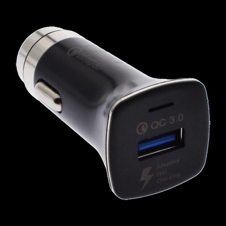 Immagine prodotto 2GO Caricatore rapido per auto 12V/24V-nero Univ. USB Quick-Ch
