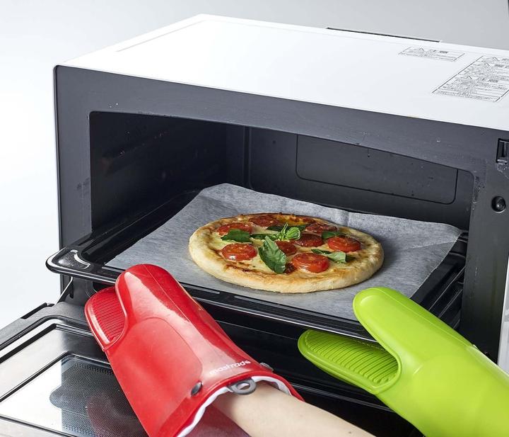 Immagine prodotto Mastrad Guanto da forno Orka Tex in silicone rosso (Silicone, Cotone)
