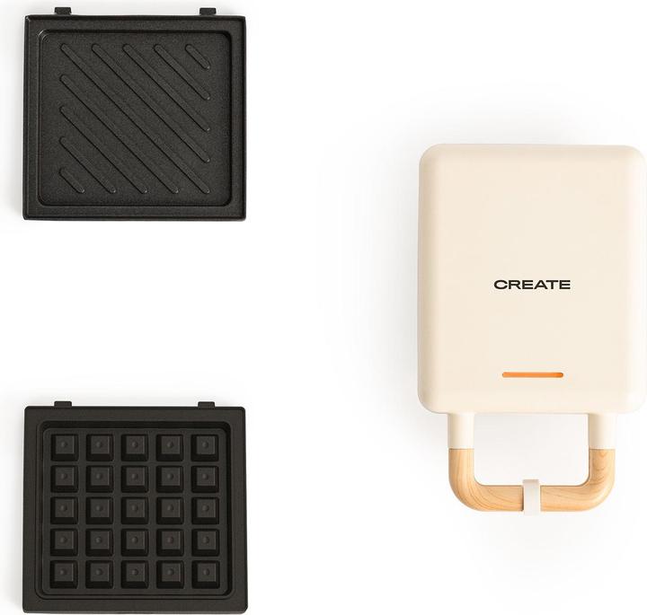Produktbild Create Stone 2 in 1 Compact - Sandwich- und Waffeleisen