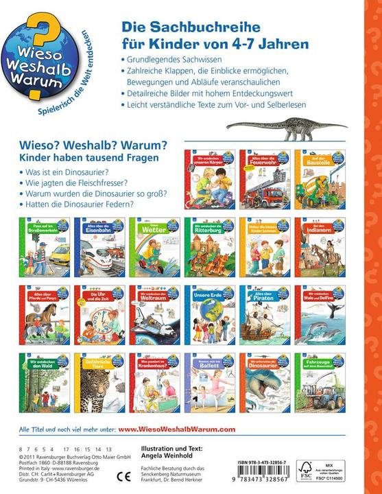 Produktbild Ravensburger Wir erforschen die Dinosaurier (Deutsch, Angela Weinhold, 2011)