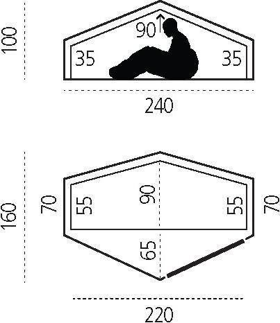 Immagine prodotto Fjällräven Abisko Lite 1 (Tenda a tunnel, 1.65 kg, 1 persona)