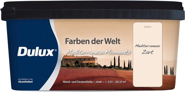 Dulux Colori del mondo Momenti mediterranei (Delicato, 2.50 l)