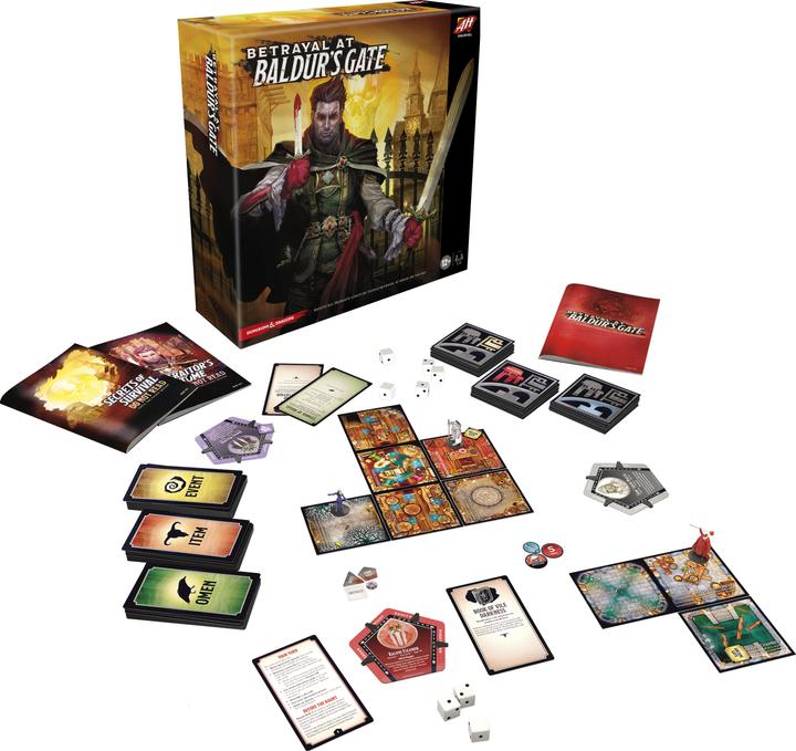Immagine prodotto Hasbro Avalon Hill, Betrayal at Baldur's Gate, gioco da tavolo per adulti, gioco con traditore nascosto, gi (Italiano)