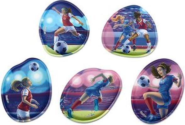 Ergobag Kontur-Kletties-Set 5-tlg. Fussballkönigin