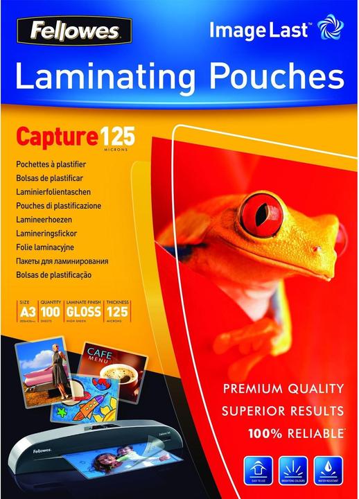 Image du produit Fellowes ImageLast Capture 125 (A3, 100 pièce(s), 125 µm)