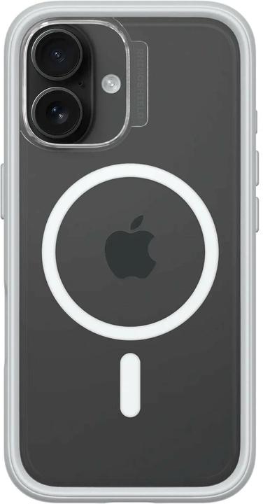 Image du produit RhinoShield Mod NX MagSafe iPhone 16 gris platine, antichoc (Apple iPhone 16)