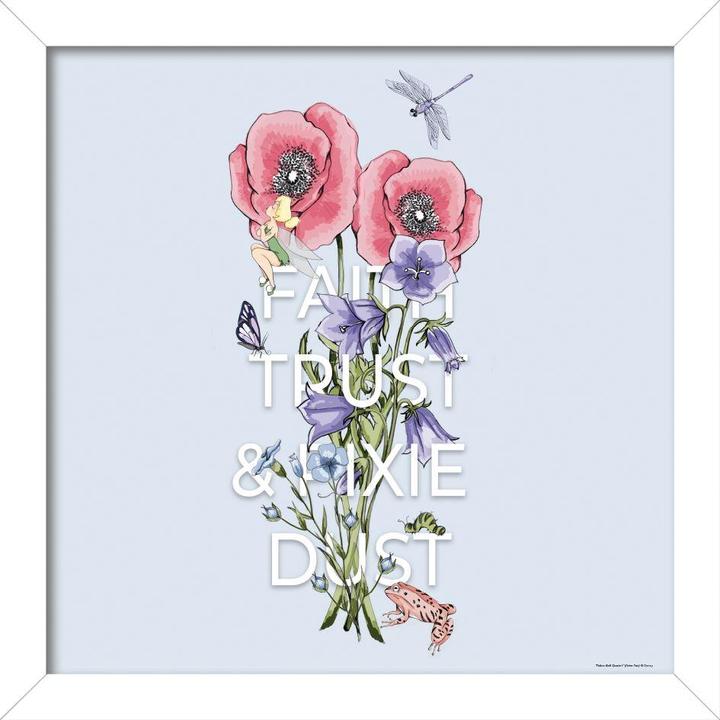 Actual product image Disney Tinker Bell Quote I Framed Art Print
