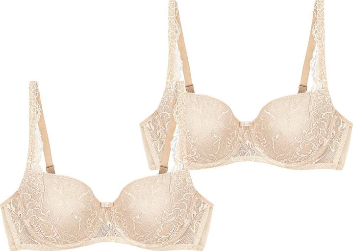 Actual product image Triumph Amourette Charm underwired bra (80 E, pack of 2)