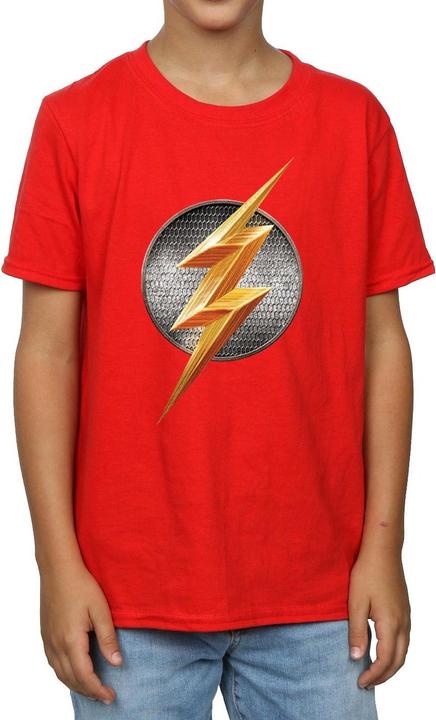 Image du produit - T-shirt JUSTICE LEAGUE MOVIE FLASH EMBLEM - Garçon (128)