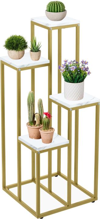Actual product image Relaxdays Plant stand with 4 shelves