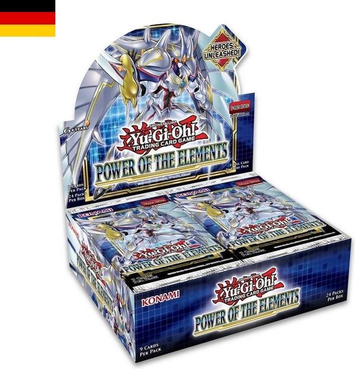 Image du produit Yu-Gi-Oh ! Power of the Elements : Booster Display -FR- (Allemand, Affichage du booster)