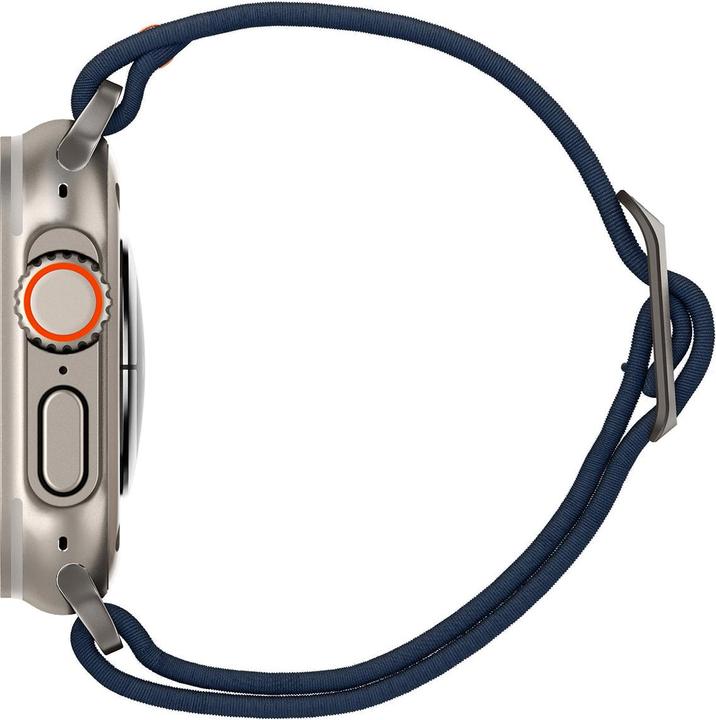 Actual product image Spigen Fit Lite Band for Apple Watch Series 42, 44, 45, 49 mm - navy (42 mm, 44 mm, 45 mm, 49 mm, Nylon, Fabric, Stainless steel)
