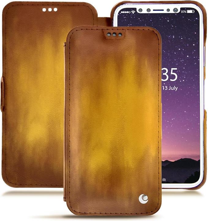 Productafbeelding Noreve Lederen omslag horizontaal (Apple iPhone XS)