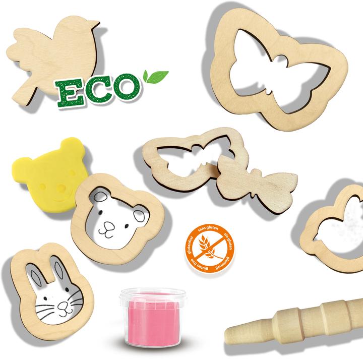 Produktbild Ses ECO Clay mit Holzwerkzeugen