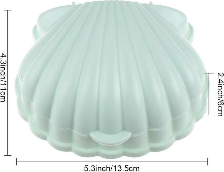 Image du produit JTI Gobelet à savon portable - Coquillage - Plastique