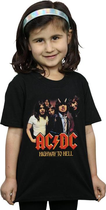 Produktbild AC/DC Mädchen Highway To Hell Gruppe Baumwolle TShirt (128)