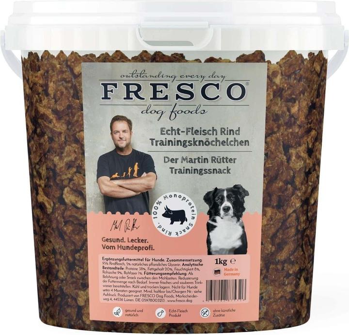 Fresco Friandises Martin Rütter Os d'entraînement Boeuf, 1 kg (Adulte, 1 pcs, 1000 g)