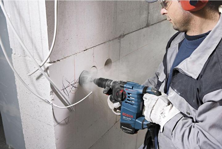 Actual product image Bosch Professional Rotary hammer drill with SDS plus GBH 3-28 DFR, carry case (Electrical connection)