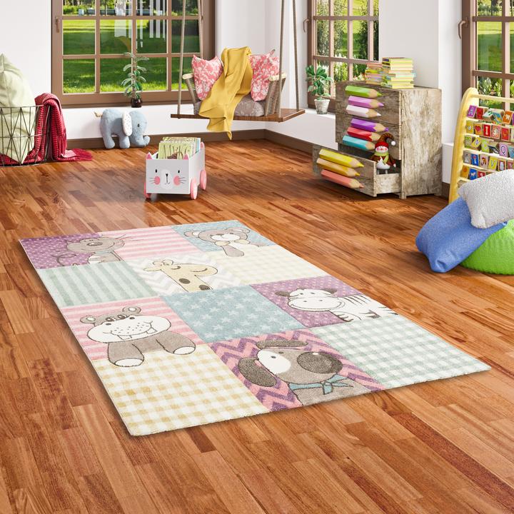 Immagine prodotto Pergamon Tappeto per bambini Maui Kids Zoo (80 x 150 cm)