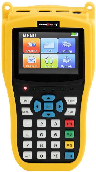 Produktbild Steinberg Satfinder Satelliten Finder Sat Messgerät digital DVB-S2 CCTV LCD Akku USB (Sonstige)