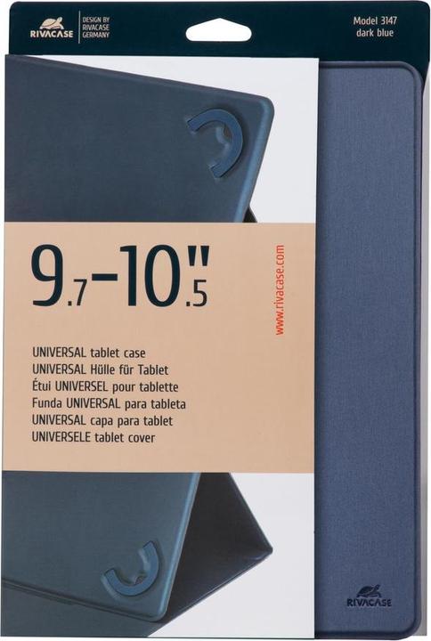 Actual product image Rivacase Tablet Case Malpensa 3147 9, Dark (10.1" Tablets)