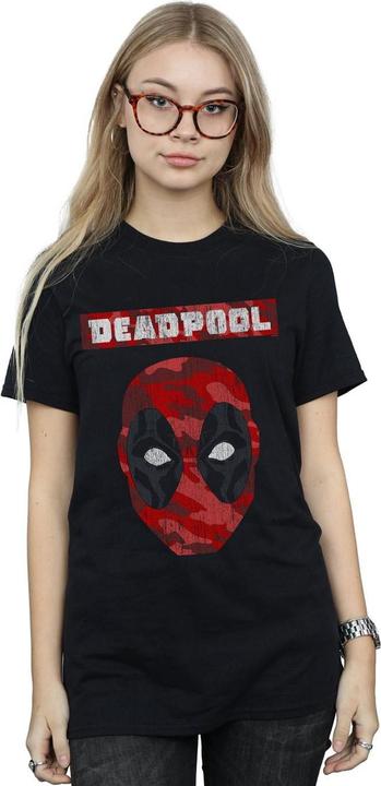 Immagine prodotto Deadpool Camo Head Maglietta Ampia Donna (S)