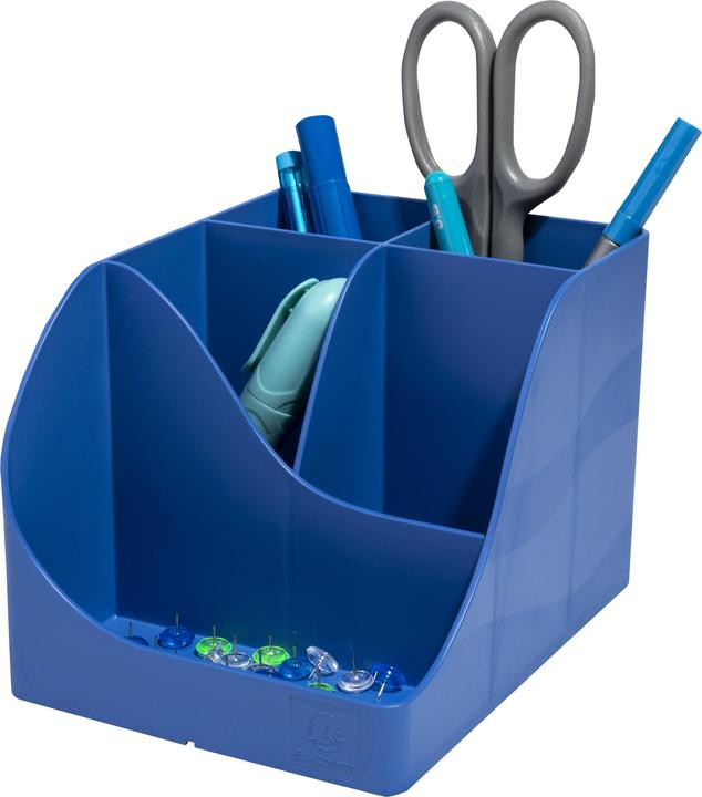 Actual product image Exacompta Multi quiver Pen Wave, 4 compartments, blue