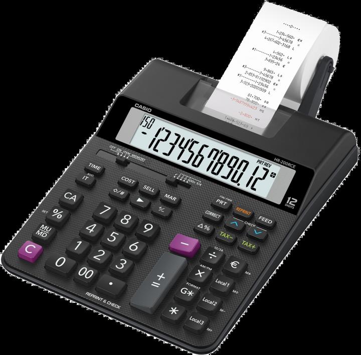 Produktbild Casio Druckender Tischrechner HR 200 RCE (Batterien)