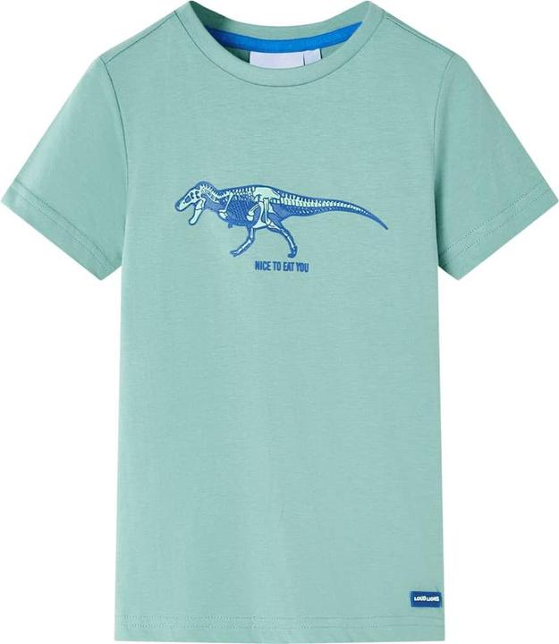 VidaXL Kinder-T-Shirt Helles Khaki 104,Material: 100 (104)