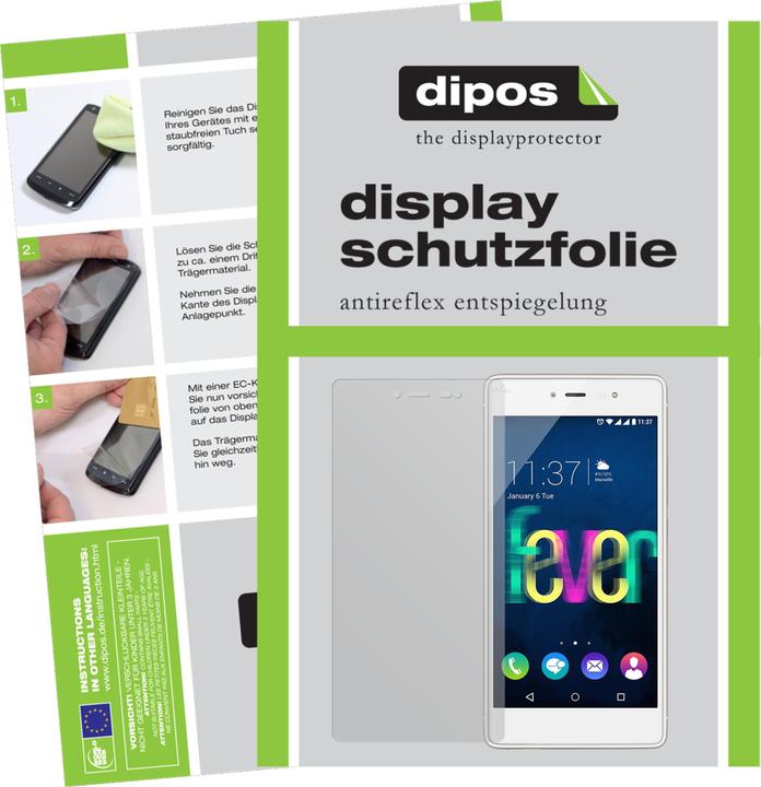 Produktbild Dipos Displayschutzfolie Antireflex (6 Stück, Wiko Fever 4G)