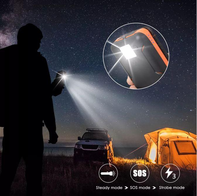 Produktbild PhoneLook Faltbare multiple Solar Panel externe Batterie Power Bank 16000 mAh (16000 mAh, 12 W)