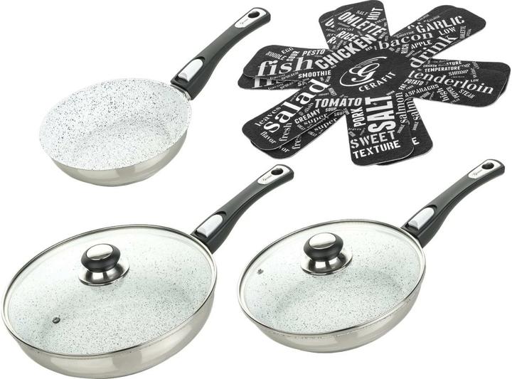 Produktbild Genius Cerafit Mont Blanc (28 cm, Bratpfanne, Keramik, Edelstahl)