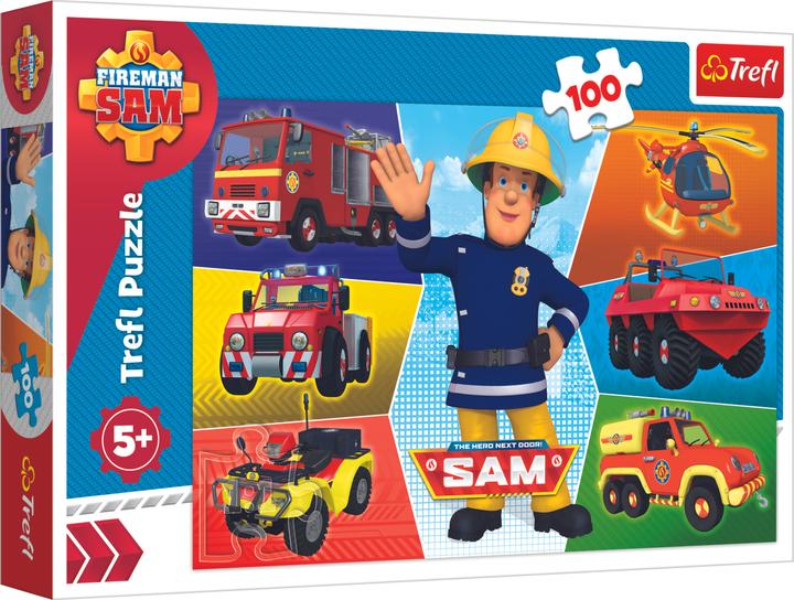 Actual product image Trefl Puzzle with 100 pieces Fireman Sam (100 pieces)