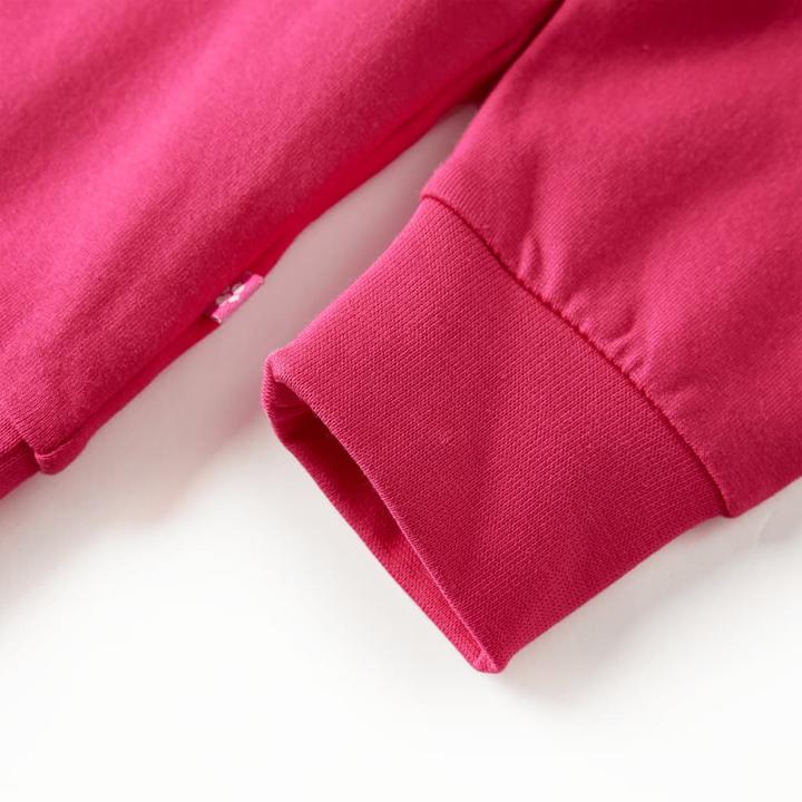 Immagine prodotto VidaXL Felpa da bambino rosa brillante 140,Materiale: 95 % cotone. 5 (140)