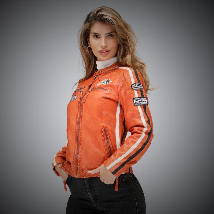 Produktbild Grandprix Originals GPO - Gulf Lady Racing Jacket, orange, Gr. 38 (38)