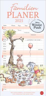Produktbild Winnie Puuh Familienplaner 2025 (21 x 45 cm, Weicher Einband, Deutsch)