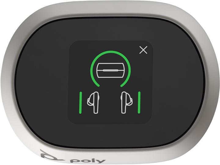 Actual product image Poly Voyager Free 60+ UC M White Sand Earbuds (Wireless, USB-C)