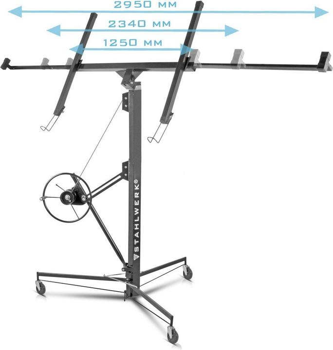Actual product image Stahlwerk Panel lifter PH-465 ST 1.92-4.86 m, load capacity up to 68 kg (68 kg)