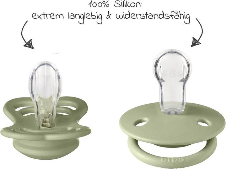 Produktbild Bibs Schnuller Try-It Collection, Sage (4 x, bis 6 Monate)