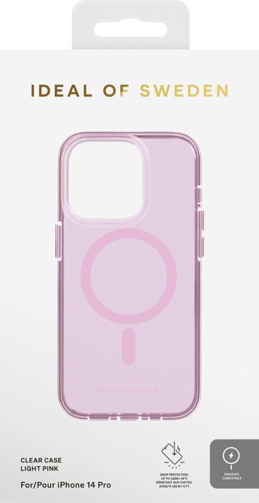 Actual product image iDeal Of Sweden Magsafe Designer Hard-Cover Light Pink clear (Apple iPhone 14 Pro)