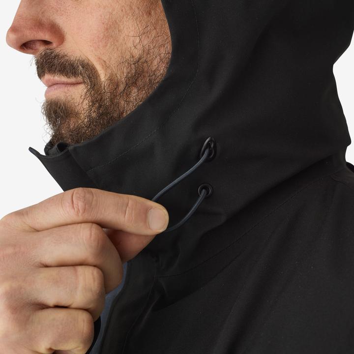 Actual product image Caperlan Fishing jacket FJ 500 WPF waterproof men grey/black (L)