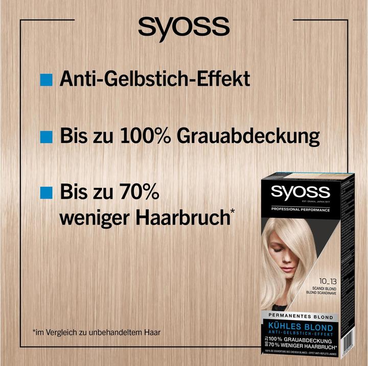 Image du produit Syoss Permanente Coloration (10_13 Scandi Blond)