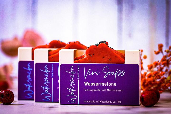 Immagine prodotto Vivi Soaps Sapone peeling all'anguria (peeling della mano)